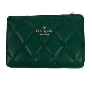 Kate Spade Green Quilted Wallet